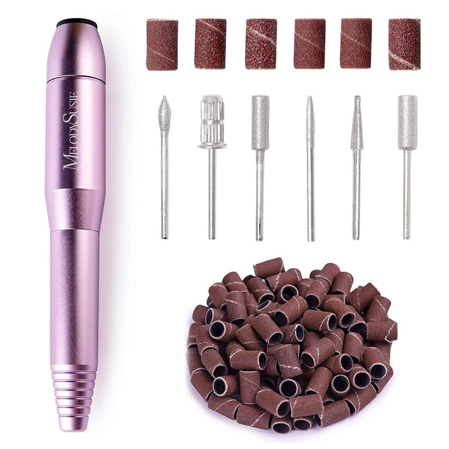Compact Pen Nail Drill — 0–20,000 RPM Portable Kit