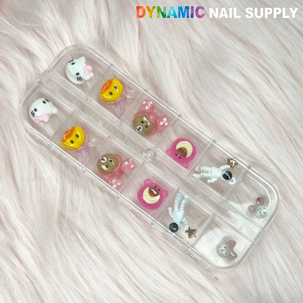 Autumn 2026 Looks with Cartoon Nail Charms Set
