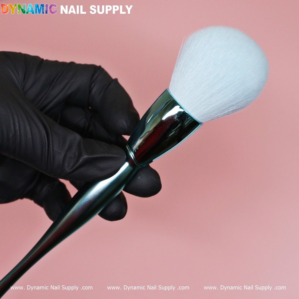 sky blue nail dust brush - 4