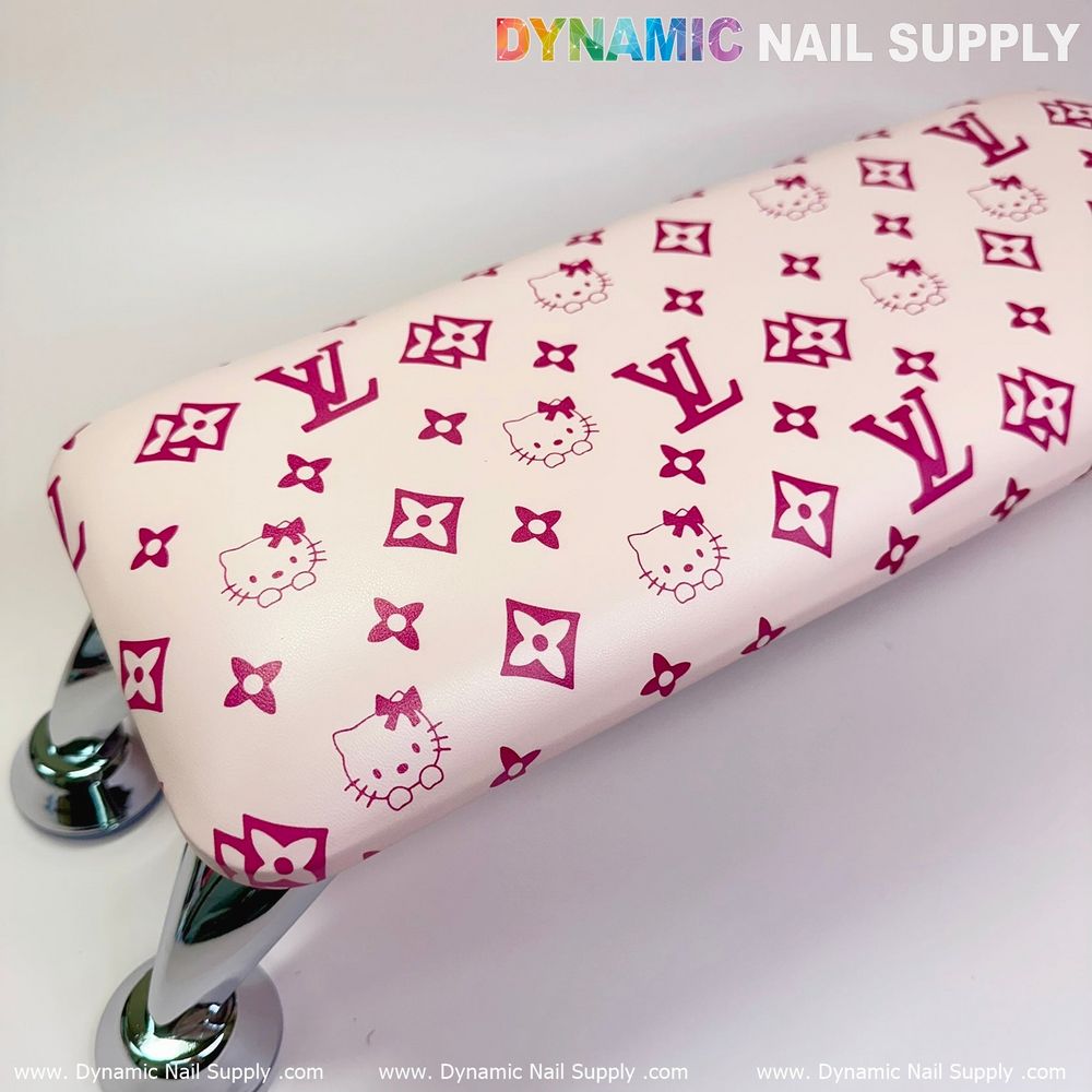 pink kitty leather manicure armrest - 6