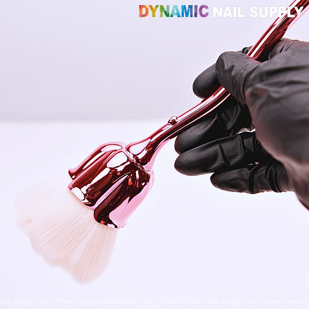 rose head nail dust brush - 3